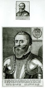 Retrato de Philippe-Emmanuel de Lorraine, Duque de Mercoeur (1558-1602)